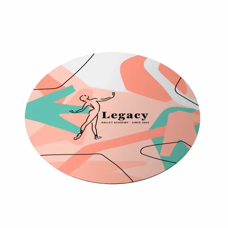 Circular Yoga Mats - Custom Ribbons Now