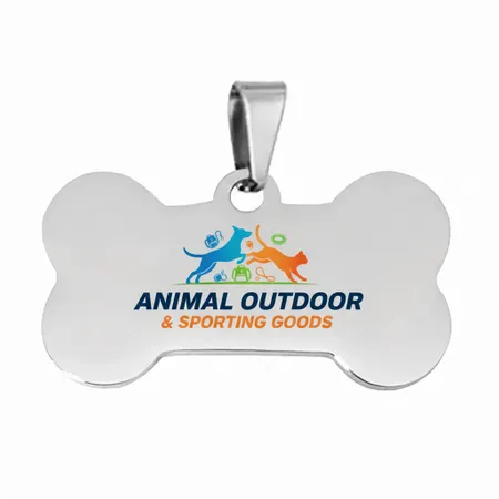 Stainless Steel Dog Tags - Custom Ribbons Now