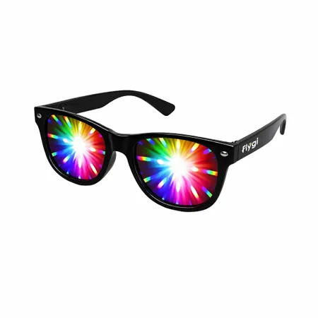 Plastic 3D Fireworks Glasses - Custom Ribbons Now