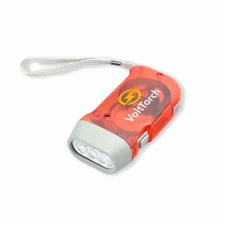 Hand Crank Flashlight - Custom Ribbons Now