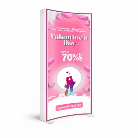 SEG Curved Lit Display - Custom Ribbons Now