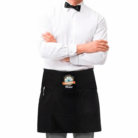 Server Pro Triple Pocket Waist Aprons - Custom Ribbons Now
