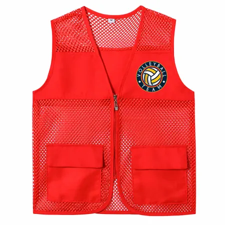 Breathable Mesh Vests with Zippers - Custom Ribbons Now