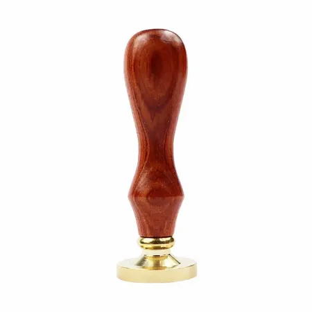 Pearwood Handle Wax Seal Stamps - Custom Ribbons Now