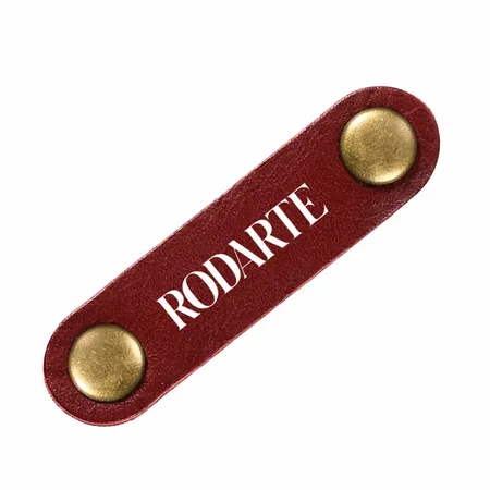 Leather Cable Tie Winders - Custom Ribbons Now