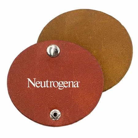 Round PU Leather Cable Organizers - Custom Ribbons Now