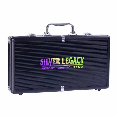 300ct Aluminum Poker Chip Cases - Custom Ribbons Now