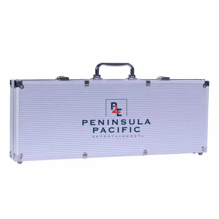 500ct Aluminum Poker Chip Cases - Custom Ribbons Now