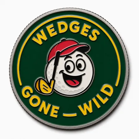 Hard Enamel Golf Ball Markers - Custom Ribbons Now