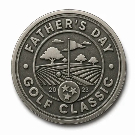 Die Struck Golf Ball Markers - Custom Ribbons Now