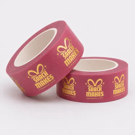Foil Stamped Washi Tapes - Custom Ribbons Now