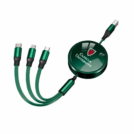 Soft Silicone 3-in-1 Charging Cables - Custom Ribbons Now