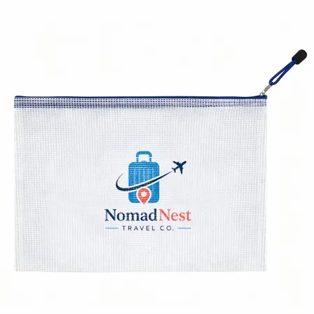 PolyWeave Zippered Document Bags - Custom Ribbons Now