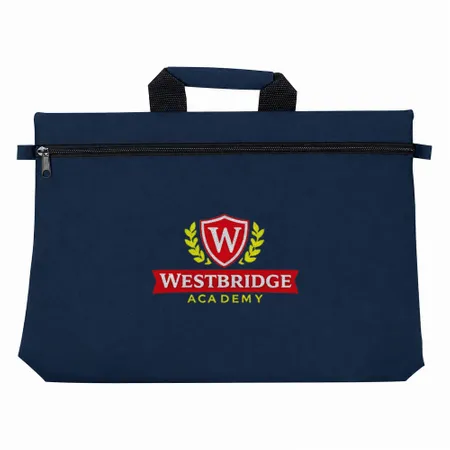 Polyester Zippered Document Bags - Custom Ribbons Now