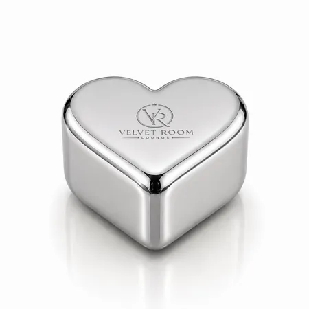 Heart-Shaped Stainless Steel Ice Cubes - Custom Ribbons Now