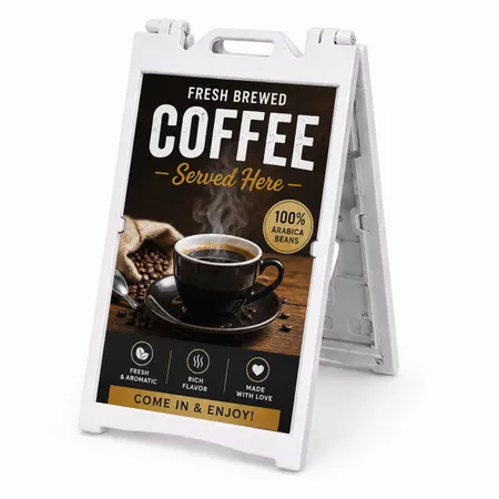 A-Frame Sidewalk Sign - Custom Ribbons Now