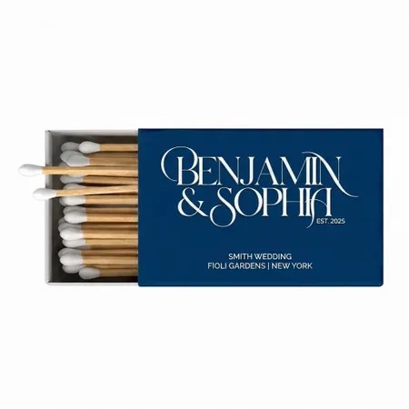 Wedding Favor Matchboxes - Custom Ribbons Now