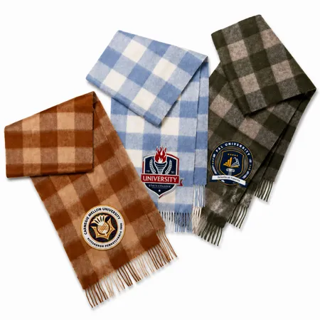 Snug Wool Scarves - Custom Ribbons Now