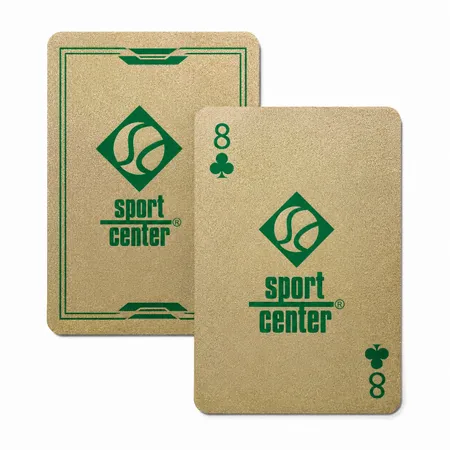 Gold Glitter Playing Cards - Custom Ribbons Now