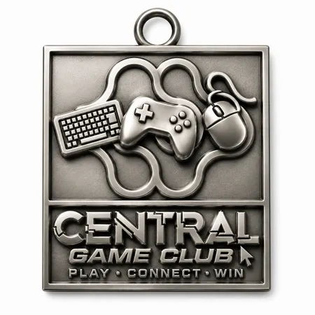 3D Metal Charms - Custom Ribbons Now