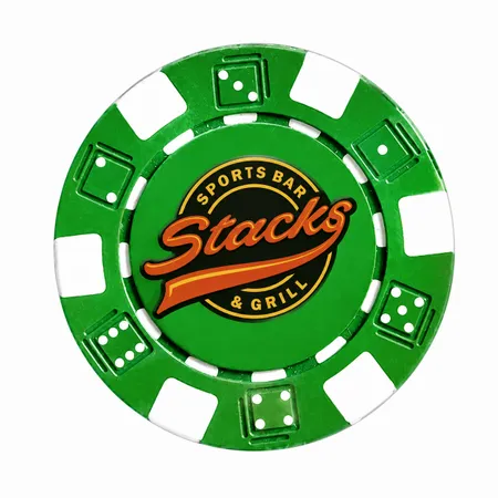 6 Stripe Custom Poker Chips - Custom Ribbons Now