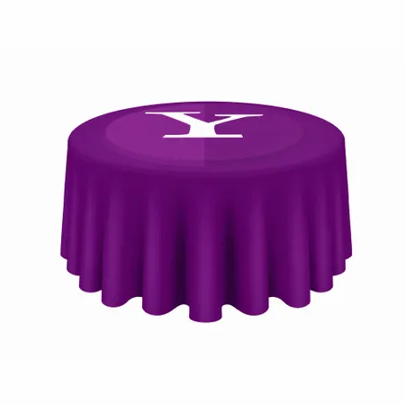 Custom Round Table Covers - Custom Ribbons Now