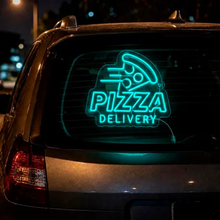 Illuminated Vehicle Signs - Custom Ribbons Now
