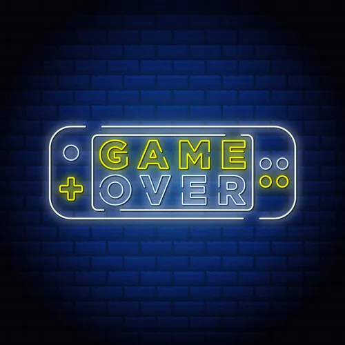 Game Neon Sign - Custom Ribbons Now