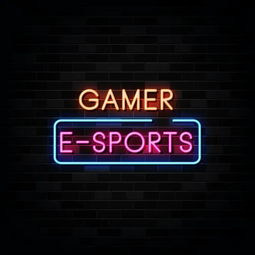 Gamer E-Sport Neon Sign - Custom Ribbons Now