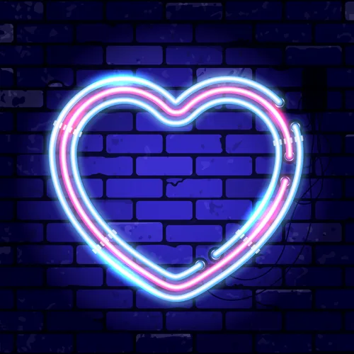 Heart Neon Sign - Custom Ribbons Now
