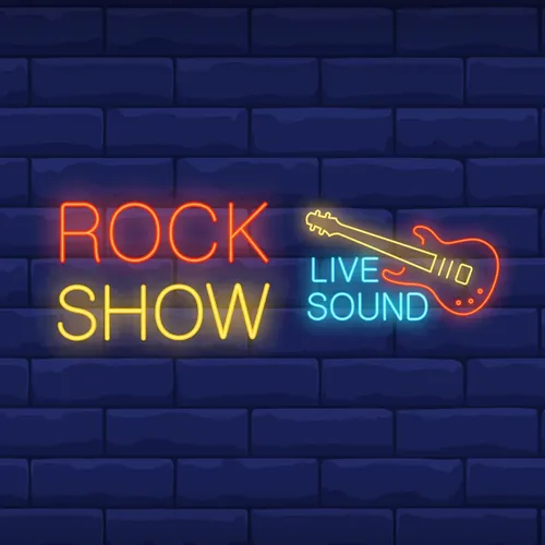 Rock Show Live Sound Neon Sign - Custom Ribbons Now