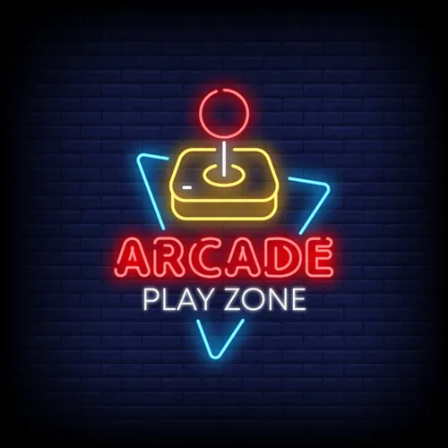 Arcade Play Zone Neon Sign - Custom Ribbons Now