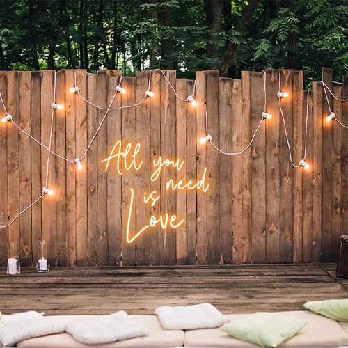 All You Need is Love Neon Sign - Custom Ribbons Now