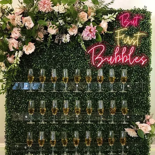 But First Bubbles Neon Sign - Custom Ribbons Now