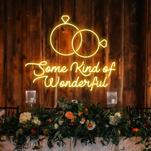 Some Kind Of Wonderful Neon Sign - Custom Ribbons Now
