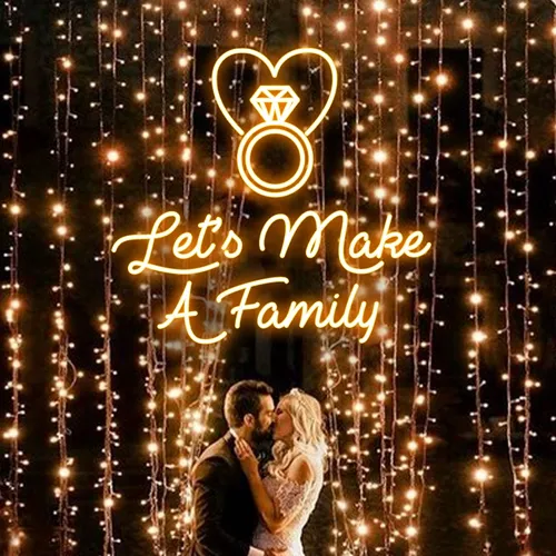 Let's Make A Family Neon Sign - Custom Ribbons Now
