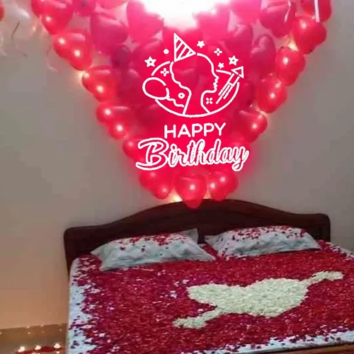 Cute Birthday Art Neon Sign - Custom Ribbons Now
