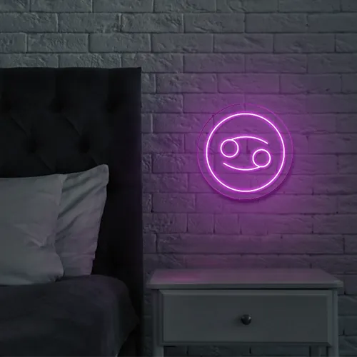Cancer Neon Sign - Custom Ribbons Now