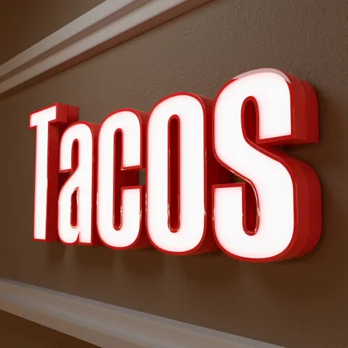 Face Lit Trimpcap Sign - Custom Ribbons Now