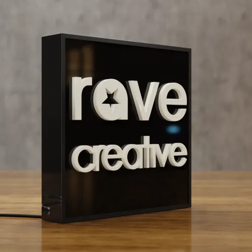 Push-Thru Lightbox - Custom Ribbons Now