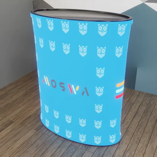 Oval Shaped Counter - Custom Ribbons Now