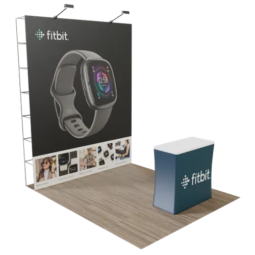 Custom Pop Up Trade Show Display 8' x 8' (ft) - Custom Ribbons Now
