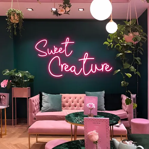 Sweet Creature Neon Sign - Custom Ribbons Now