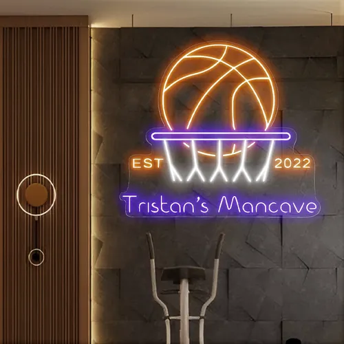 Tristans Mancave Neon Sign - Custom Ribbons Now