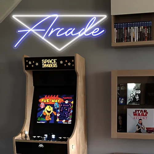 Arcade Neon Sign - Custom Ribbons Now