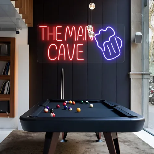 The Man Cave Neon Sign - Custom Ribbons Now