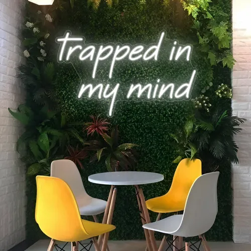 Trapped in my Mind Neon Sign - Custom Ribbons Now