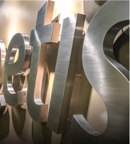 Stainless Steel Signs - Custom Ribbons Now