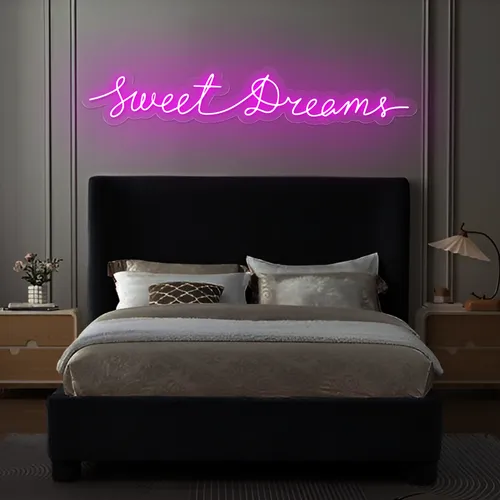 For Bedrooms Neon Signs - Custom Ribbons Now