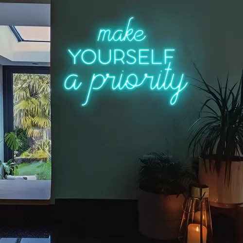 Quotes Neon Sign - Custom Ribbons Now